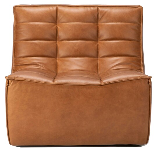 Ethnicraft Ethnicraft N701 Sofa 1 seters Lenestoler Anilinskinn Old Saddle 20082