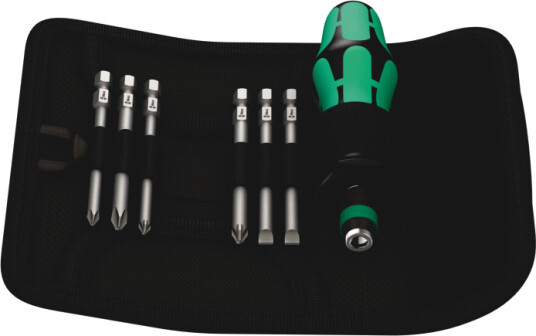Wera bits-/skruemeiselsett Kraftform Kompakt 40 7 deler
