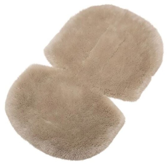 Tinkafu Lammeskinn  Merinoull   Taupe