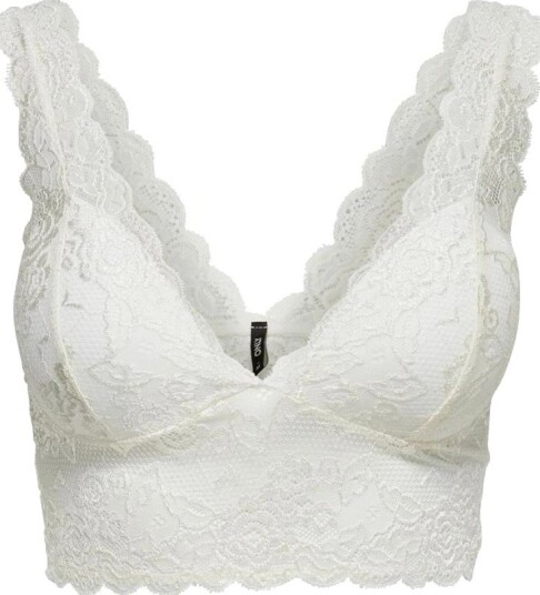 ONLY Onlchloe Lace Bra Noos Acc White XS