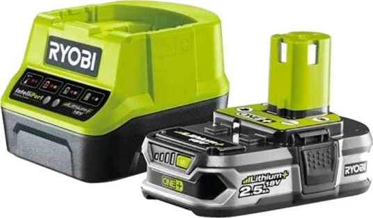 Ryobi Batteri Med Lader ONE+ RC18120 125 18v 2.5Ah