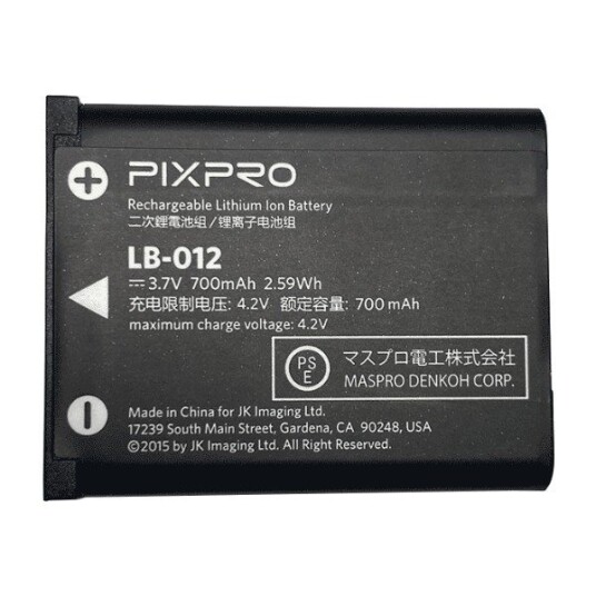 Kodak PixPro LB 012 Kamerabatteri Kodak PixPro LB 012 Kamerabatteri
