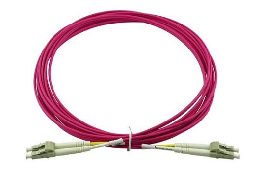Kompatibel Hpe Premierflex Qk737a Blueoptics Duplex Fiberoptisk Patchkabel, Lc-Upc/Lc-Upc Beige, 50 Meter, Multimode, G50/125Μm Om4, Inngangsdempin Mindre Enn 0,2Db, Merkefiber, Keramisk Hylse, Inkl. Måleprotokoll (Qk737a-Bo)