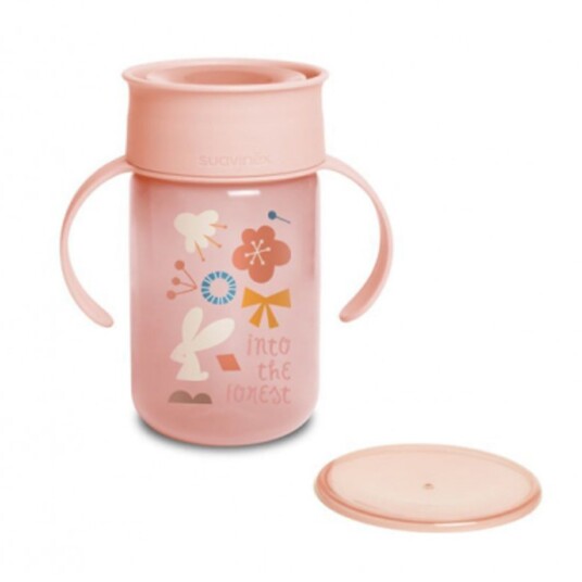 Treningskopp Suavinex Nonspill Pink