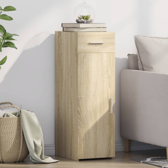 Skjenk sonoma eik 30x42,5x93 cm konstruert tre 8721102651755