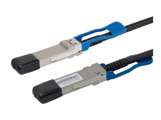 Deltaco - 100Gbase-Cu Direkte Tilkoblingskabel - Qsfp28 Til Qsfp28 - 3 M - Toakset - Passiv - Svart