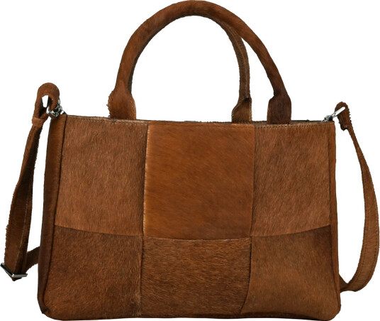 Adax Molino Braided Handbag Harper Brown ONE SIZE
