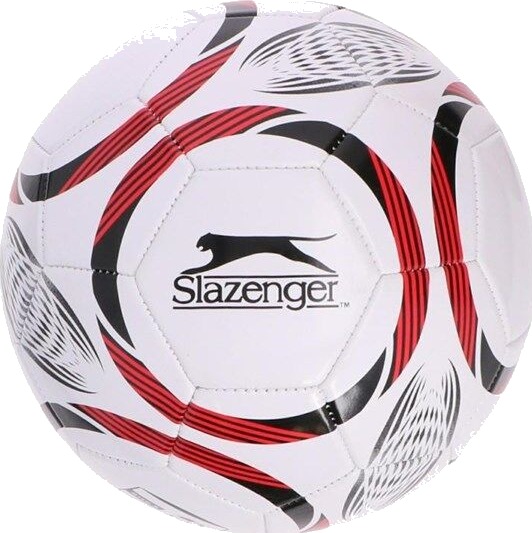 Slazenger Treningsfotball 32 Paneler Str. 5 (Hvit/Rød)