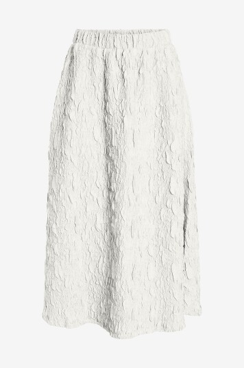 Vila - Skjørt viSophia HW Volume Midi Skirt - Hvit Vila - Skjørt viSophia HW Volume Midi Skirt - Hvit