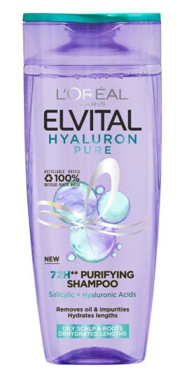 L'Oréal Paris Elvital Hyaluron Pure Shampoo for Dehydrated Hair 4 L'Oréal Paris Elvital Hyaluron Pure Shampoo for Dehydrated Hair 4