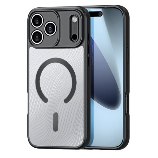 Dux Ducis AIMO Mag Deksel for iPhone 17 Pro Max MagSafe Svart