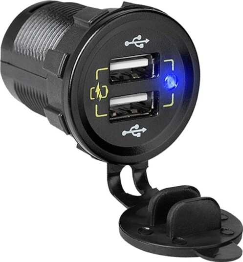 Blow 75 697# Bil Lader Monteringslader 2X Usb M18c