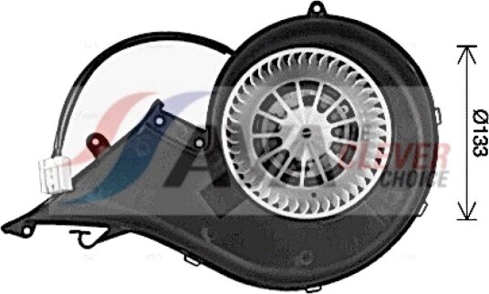 Elektromotor, kupévifte PRASCO VL8164