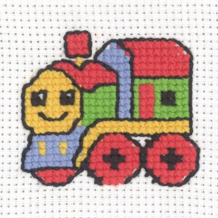 Permin Broderisett Aida Tog 8x8cm