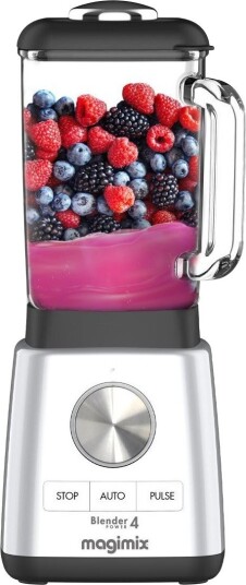Magimix Power Blender 1,8L Matt Stål med Glasskanne og Variabel Hastighet Magimix Power Blender 1,8L Matt Stål med Glasskanne og Variabel Hastighet