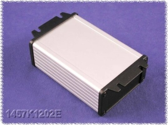 Hammond Electronics 1457J1602EBK 160 × 84 × 28,5 mm Aluminium Sort Kabinett