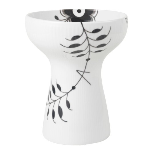 Royal Copenhagen Black Fluted Mega vase 19 cm