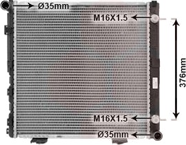 VAN WEZEL 30002065 Radiator, motorkjøling VAN WEZEL 30002065 Radiator, motorkjøling