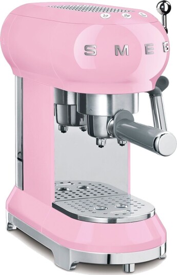Smeg 50's Style Espressomaskin Rosa 1,1L 1350W ECF02PKEU Smeg 50's Style Espressomaskin Rosa 1,1L 1350W ECF02PKEU