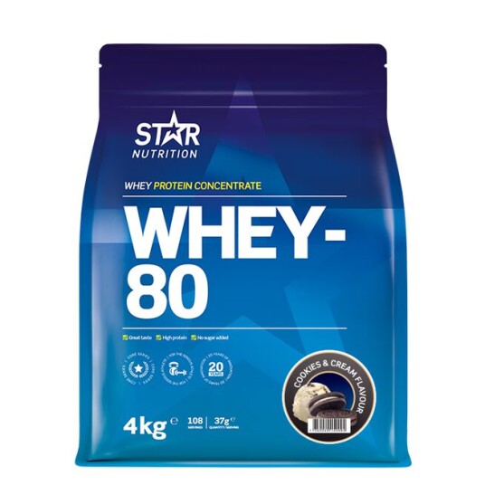 Whey-80 Myseprotein 4 kg Whey-80 Myseprotein 4 kg