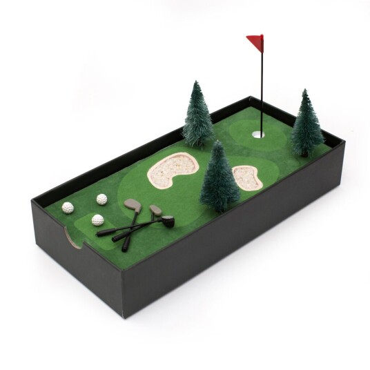 Kikkerland Mini Golfspill Bordmodell 10,8x22,8x3,7 cm Kikkerland Mini Golfspill Bordmodell 10,8x22,8x3,7 cm