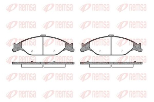 Bremseklosser REMSA 0760.00 Bremseklosser REMSA 0760.00