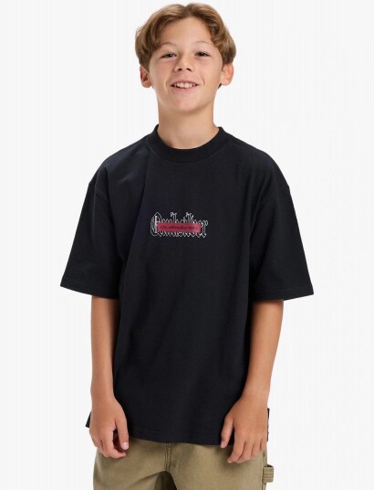 Quiksilver Mercury Double Up Ss Tee Yth Black 14 Quiksilver Mercury Double Up Ss Tee Yth Black 14
