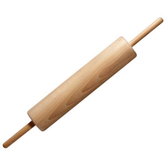 Jonas of Sweden Kjevle av tre med løs pinne 40 cm diameter 6,5 cm