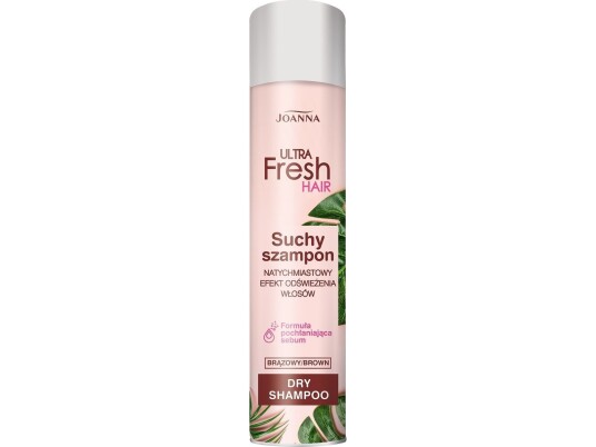 Joanna_Dry Shampoo Ultra Fresh Hair Dry Shampoo Instant Refreshing Effect Brown 200Ml