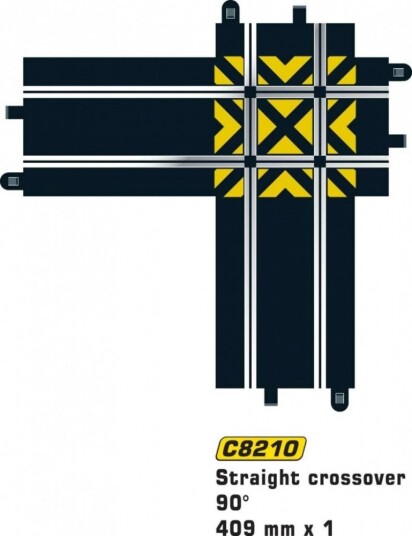 Scalextric C8210 Straight Crossover 90° 1 stk