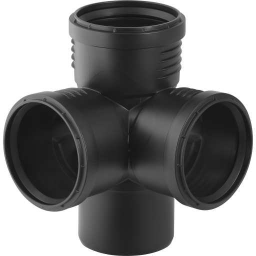 Geberit Silent PP Hjørnegrenrør 110mm - 87,5 Grader for Utslipp av Avløpsvann Geberit Silent PP Hjørnegrenrør 110mm - 87,5 Grader for Utslipp av Avløpsvann