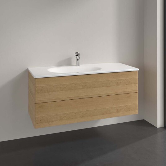 Villeroy & Boch Antao Servantskap med 2 skuffer 118,8x49,2x50,4 cm u/lys Eik