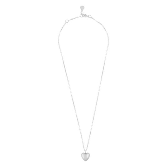 Snö Of Sweden Lovely Heart Pendant Neck 42 plain Silver 42cm