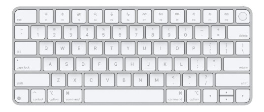 Apple Magic Keyboard Touch ID Trådløs USB-C QWERTY Hvit Apple Magic Keyboard Touch ID Trådløs USB-C QWERTY Hvit