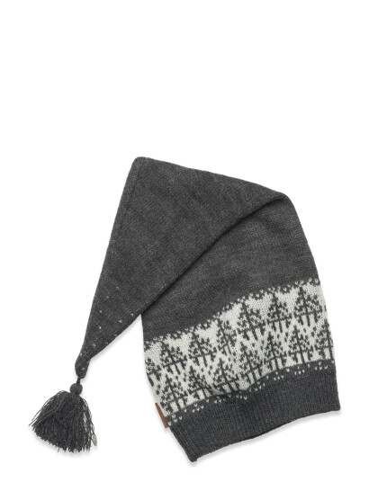 mikk-line Christmas Hat Jacquard - Grey - 80-98