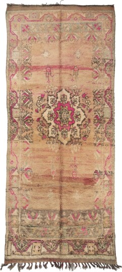 Kelim teppe Marokkansk Azilal Special Edition 450 x 190 cm Størrelse: 450 x 190 cm