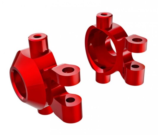 Traxxas 9737-RED Steering Blocks Alu Red L+R 2 TRX-4M Traxxas 9737-RED Steering Blocks Alu Red L+R 2 TRX-4M