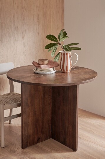 Ellos Home Klaffebord / spisebord Meninta diameter 99 cm Brun