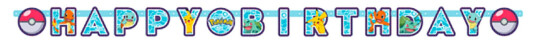 Amscan International Girlander Happy Birthday Pokémon