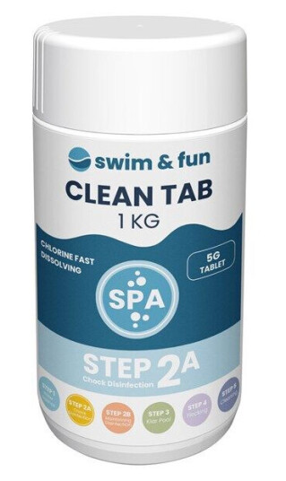 Swim & Fun Spa CleanTab 5 g 1 kg Swim & Fun Spa CleanTab 5 g 1 kg