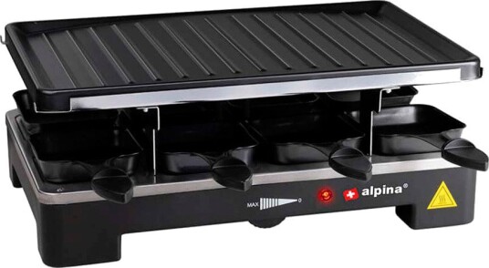 Alpina Kombinert Raclettegrill (1200-1400W)