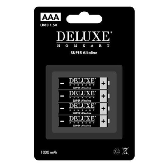 DeluxeHomeart 4-pk AAA Batterier 1000mAh for Kronelys DeluxeHomeart 4-pk AAA Batterier 1000mAh for Kronelys