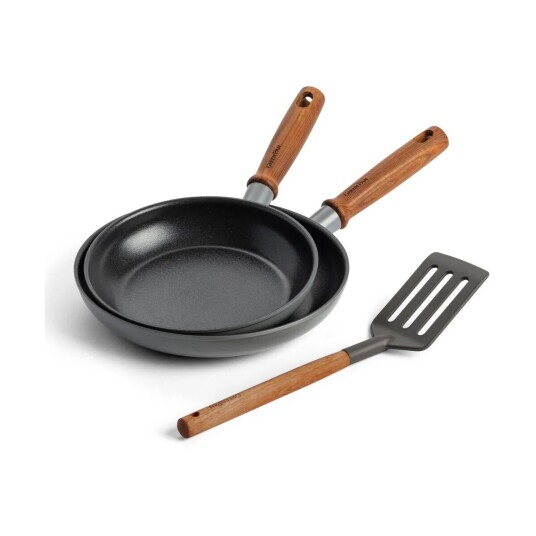 Greenpan Mayflower Pro stekepannesett + stekespade 3 deler Greenpan Mayflower Pro stekepannesett + stekespade 3 deler