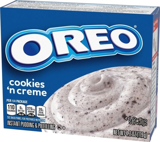 Oreo Cookies "n Creme Instant Pudding   119 g USA Import