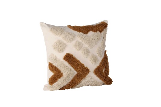 Venture Design Ada putetrekk Brun/hvit 45 x 45 cm Brun