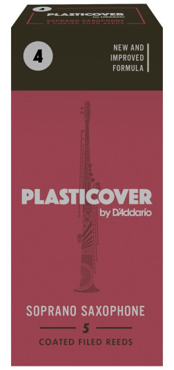 D'Addario Woodwinds D'Addario Rrp05ssx400 Sopransax Flis Plasticover Soprano Sax 4.0 5 Pack