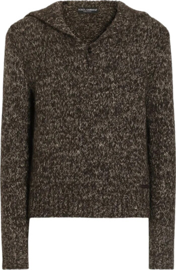 Dolce & Gabbana Herre Strikkevarer Brun XL,