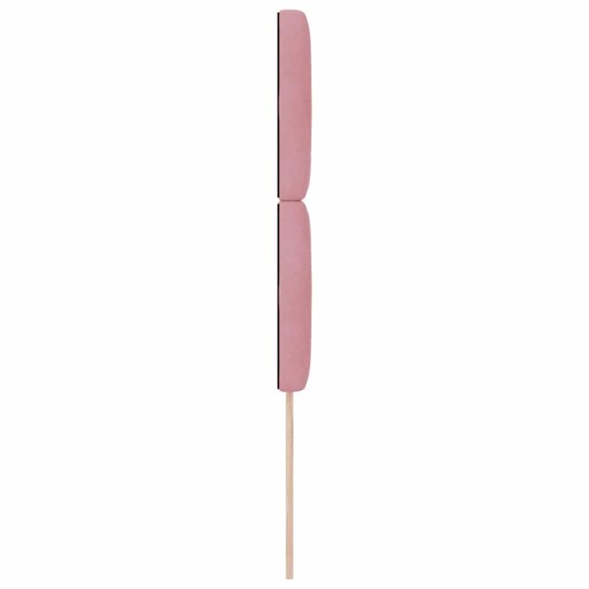 Sengegavl Krystall Knapptuftet Rosa 90 cm Fløyel