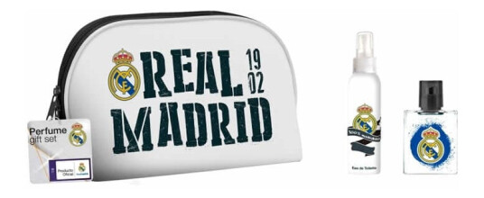 Real Madrid Eau De Toilette Spray 50ml Set 3 Pieces Real Madrid Eau De Toilette Spray 50ml Set 3 Pieces