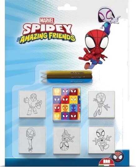 Multiprint Multiprint Spidey Frimerker I Blister 5 Stk. Multiprint Multiprint Spidey Frimerker I Blister 5 Stk.